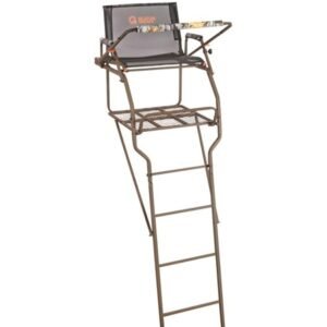 Guide Gear Ultra Comfort 18′ Ladder Tree Stand for Hunting Climbing Hunt Seat, Hunting Gear Equipment Accessories