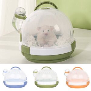 Visland Dwarf Hamster Cage, Small Animal Habitat, Hamster Accessories, Portable, Breathable, Easy to Clean