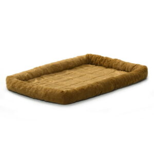 MidWest QuietTime Pet Bed & Dog Crate Mat, Cinnamon 48″