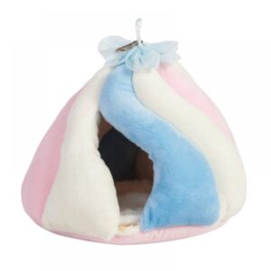 Apocaly Cute Pet Nest Animal Hanging Bed Nest Creative Hamster Hammock Marshmallow color small animal accessories For hamster