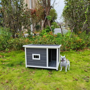 Leavader 33″ Wooden Dog House