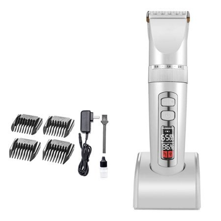 SUNRI Rechargeable Dog Grooming Kit – Quiet, Low Noise, Electric Dog Clippers for Dogs & Cats with Thick to Heavy Coats