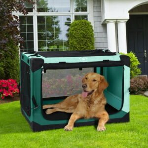 Foldable Pet Dog Carrier Portable Travel Car Crate Kennel XL