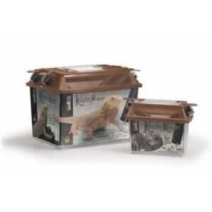 Lee’s Aquarium & Pet Products Kricket Keeper Reptile House, Large