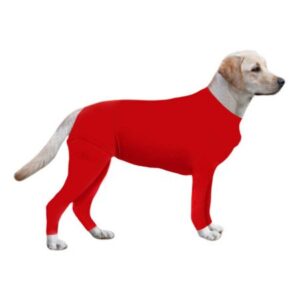 Dog Bodysuit Jumpsuit Onesie/Grooming Reduce Anxiety Replace Medical Cone