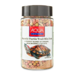 Aqua Culture Pellets Mix Reptile Food, Shrimp & Meal Worms, 3 oz