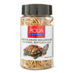 Aqua Culture Freeze-Dried Mealworms for Birds, Reptiles & Fish, 1.6 oz