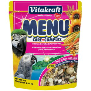 Vitakraft Menu Premium Parrot Food – Macaw, Amazon, Conure, and Parrot Food