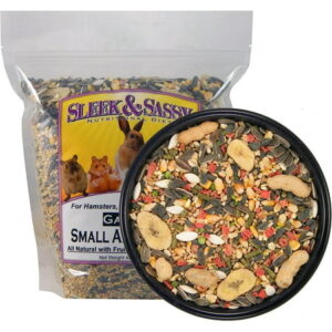 SLEEK & SASSY NUTRITIONAL DIET Garden Small Animal Food For Hamsters, Gerbils, Mice & Rats (4 Lbs.)