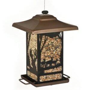 Perky-Pet Copper Wilderness Lantern Wild Bird Feeder – 2 lb