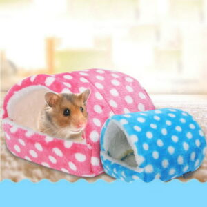 Hot Sale Plush Soft Guinea Pig House Bed Cage for Hamster Mini Animal Mice Rat Nest Bed Hamster House Small Pet Products