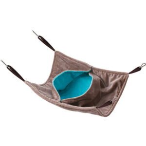 Double Plush Pet Hammock Mini Hanging Warm Nest for Small Animal
