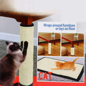 Kiplyki Wholesale Pet Kitten Board Sisal Scratcher Post Pole Scratching Pad Mat Cat Scratch Toy