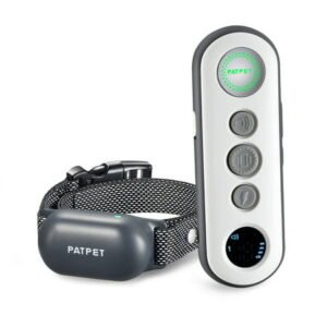 PATPET 680A Rechargeable Waterproof Training Shock Collar for All Dog Sizes