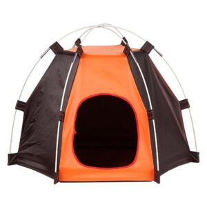 Papaba Pet Tent,Summer Pet Dog Cat Puppy Portable Foldable Tent Breathable Outdoor House Cave