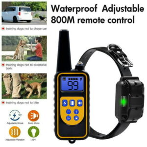 Sunthon Dog Training Collar Waterproof Rechargeable Pet Remote Control With LCD Display For One Collar Dogs