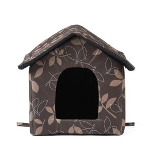 leaveforme Pet House Exquisite Large Space Comfortable Portable Warm Cat Thickened Nest Dog House for Home Use