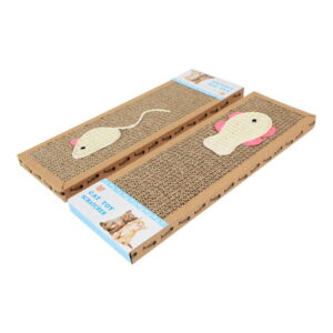 2Pcs Pet Cat Scratcher Pads Scratching Board for Kitty Playing Grinding Claw