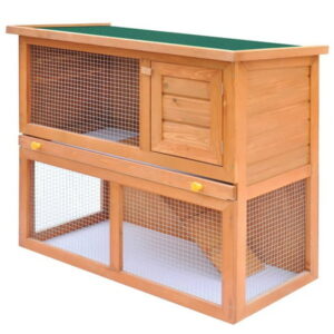 Outdoor Hutch Small Animal House Pet Cage 1 Door Wood