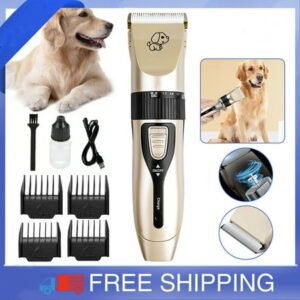 Pet Grooming Clipper, Professional Electric Pet Clippers for Dogs Cats, Cordless Electric Shaver Razor Cordless Grooming Kit for Cat Dog Long Matted Hair Best Gift