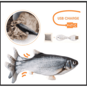 Fish Cat Toy, Baby Education Toy, Newgrowth Baby Toy, Electric Moving Fish Cat Toy