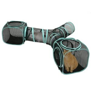 Kitty City Outdoor Cat 3 Way Tunnel, Cat Furniture