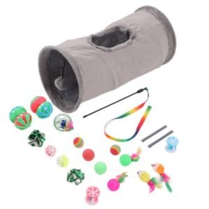Cat Toys Assortment, Colorful Cat Interactive Toys Set For Kitten