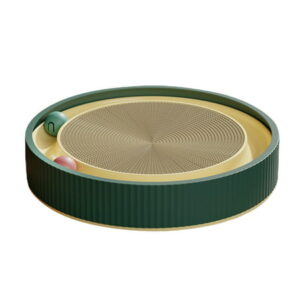 Asdomo Cat Scratcher and Spin Toy Replacement Pads-scratching board Round Cardboard for Cats