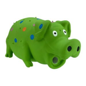 Vibrant Life Pigglesworth Latex Dog Toy Green