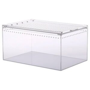 Acrylic Reptile Box Climbing Pet Feeding Container Transparent Breeding Box