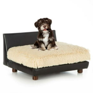 Club Nine Pets Roma Orthopedic Dog Bed, Medium, Camel.