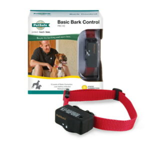 PetSafe Basic Bark Control Collar for Dogs + 8 lb., Automatic 6 Correction Levels, Waterproof