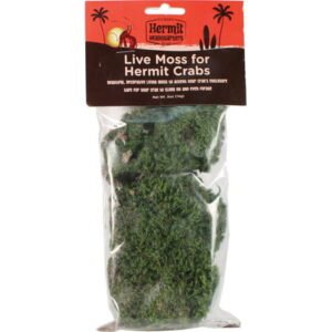 Fluker’s Live Moss Terrarium Substrate for Hermit Crabs, 0.7 oz