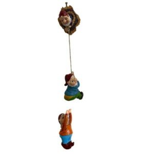 Wepro Climbing Gnomes Tree Hugger, Garden Statue Out The Door Tree Hugger Decor
