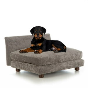 Club Nine Pets Roma Orthopedic Dog Bed, Large, Charcoal.