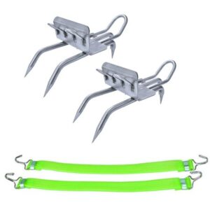 Laideyi Tree Climbing Spikes 304 Stainless Steel Tree Spikes Non-Slip Tree Climber Spikes for Outdoor Ascender Tree Climbing Gear well made