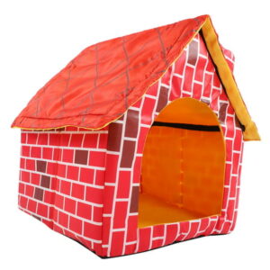 Easy To Clean Pet Supplies, Fashionable -Looking Pet House, For Cat Pets Red