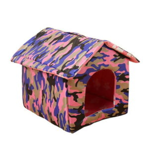 Younar Cat House with Water-Resistant Roof, Weatherproof Small Cat Houses, Cat Cave Pet House, Cat Dog Tent Cabin for Small Pet Indoor Outdoor nice