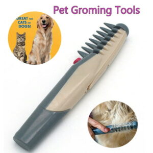 Electric Dog Cat Grooming Tools Comb Groomer Pet Hair Scissor Trimmer Comb for Dogs