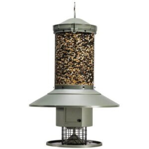 Wingscapes AutoFeeder, Automatic Wild Bird Feeder with Programmable Timer, 1 Gallon Bird Seed Capacity