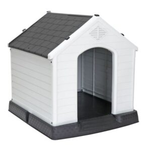 ZENSTYLE Large Dog House Insulated Waterproof Pet Kennel Shelter Indoor Outdoor