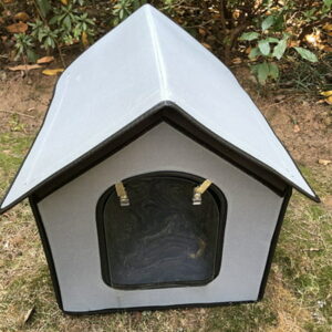 RuiJY Pet House Waterproof Villa Cat Little Kennel Collapsible Dog Shelter for Outdoor