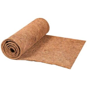 Coconut Mat Coco Liner Roll Reptile Carpet Natural Coconut Fiber – Reptile Bedding Supplies Insulation Flowerpot Basket Liner Pet Bed Pad – Garden Decoration for Front Door Outdoor Safer Walking