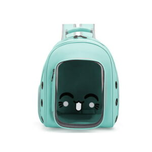 Skearow Small Dog Bubble Bag Transparent Window Pet Carrier Space Capsule Solid Cat Backpack Airline Approved Puppy Zipper Large Adjustable With Padded Strap Light Green