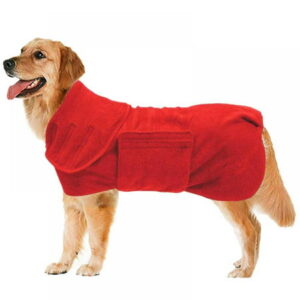 Dog Drying Coat -Dry Fast Dog Bag – Dog Bathrobe Towel – Microfibre Fast Drying Super Absorbent Pet Dog Cat Bath Robe Towel,Luxuriously Soft,