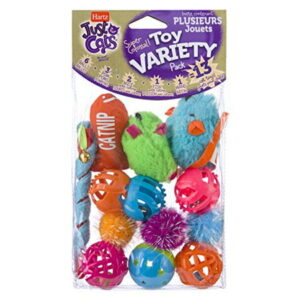 HARTZ Just For Cats Toy Variety Pack – 13 Piece, All Breed Sizes