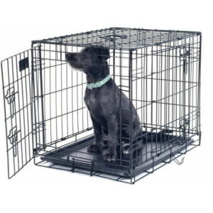 Petmaker Double Door Dog Crate, 30″L