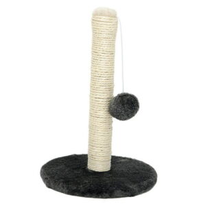 12” Tall Cat scratching Scratcher Sisal Rope Wrapped Scratcher Scratch Black