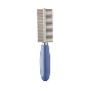Vibrant Life 2-in-1 Flea Comb for Dogs, Detangling Dog Grooming Brush