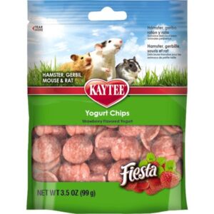 Fiesta Strawberry Flavor Yogurt Chips for Small Animals